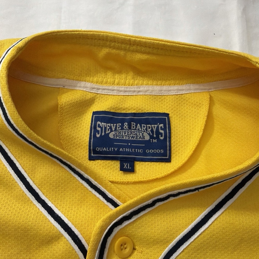 University of Michigan Steve & Barry's Baseball Jersey Extra Large XL Basketball - Picture 16 of 16
